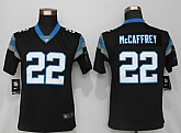 Women Nike Carolina Panthers 22 McCaffrey Nike Black Alternate Vapor Limited Jersey,baseball caps,new era cap wholesale,wholesale hats